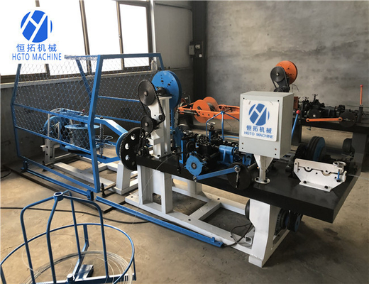 3KW Antikorozif Tel Örgü Yapma Makinesi, Çok Amaçlı Dikenli Tel Eskrim Ekipmanları