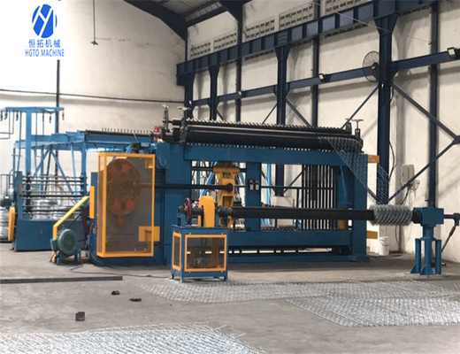 Dikey Paslanma Önleyici Gabion Kutu Makinesi 100x120mm Mesh Korozyona Dayanıklı