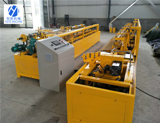 3 fazlı 50Hz Otomatik Zincir Bağlantı Çit Makinesi Çift Tel 380v 5.5kw Yanmaz