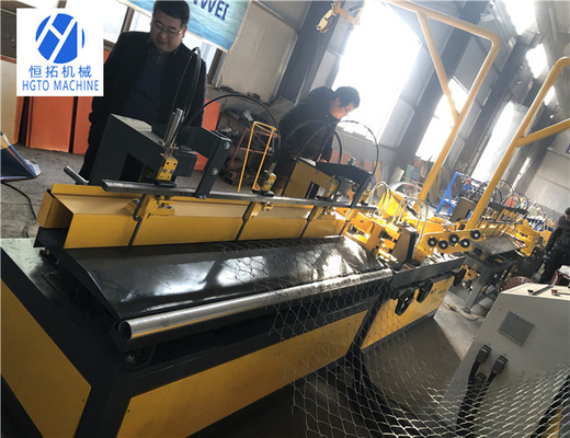 Korozyon Önleyici PLC Zincir Bağlantı Çit Üretim Makinesi Multiscene