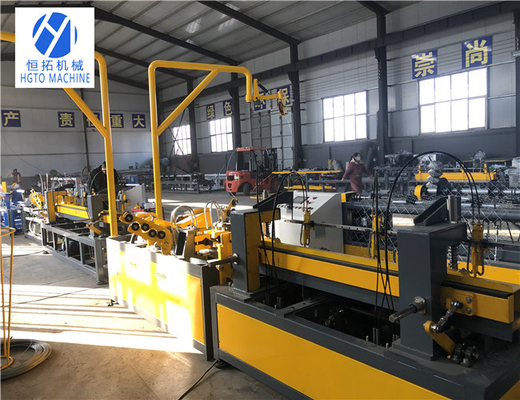 Havaalanı 380v Yanmaz İçin Çift Tel Zincir Bağlantı Çit Makinesi