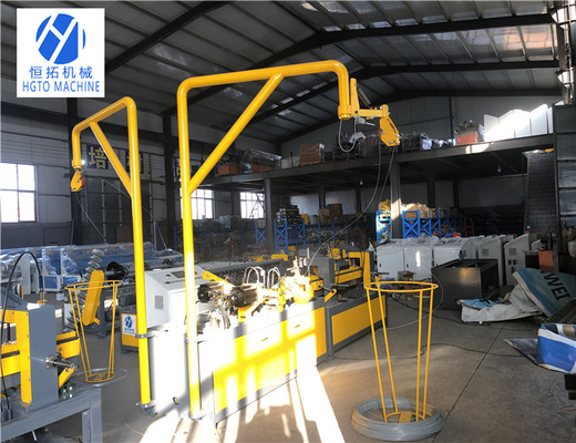 PLC Servo Motor Zincir Bağlantı Çit Makinesi Antikorozif Otomatik
