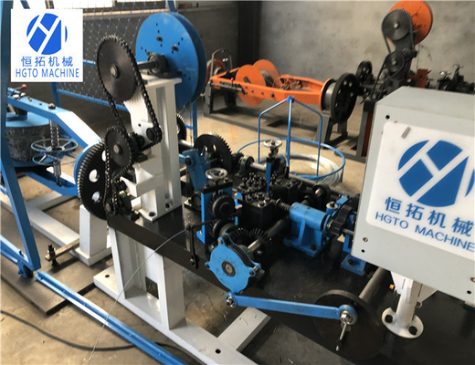 HGTO 3KW Dikenli Tel Üretim Makinesi, PVC Kaplı Dikenli Tel Çit Makinesi