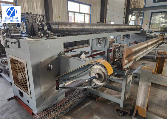 Avlu Duvar için 3000mm Cnc Dokuma Altıgen Hasır Makinesi