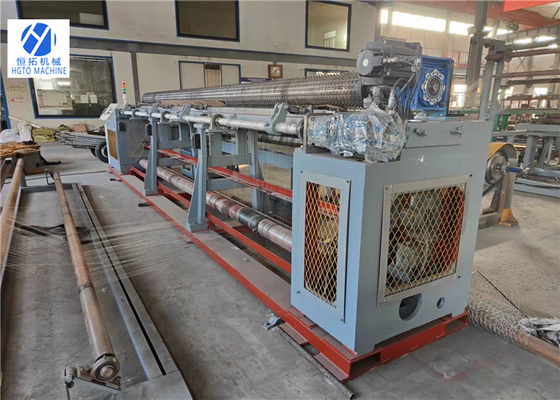 Yetiştiriciliği Sanayi 4000mm Altıgen Hasır Makinası Dokuma Cnc