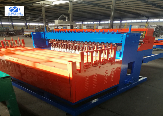 Galvanizli İnşaat Demiri Güçlendirme Mesh Kaynak Makinesi HGTO Elektrik Motor Gücü