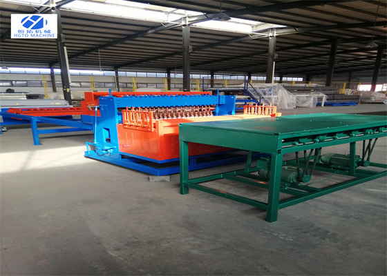 Galvanizli İnşaat Demiri Güçlendirme Mesh Kaynak Makinesi HGTO Elektrik Motor Gücü