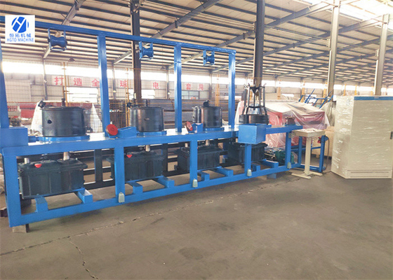 Kuru Demir Kasnak Tel Çekme Makinesi PLC Kontrolü Çok Fonksiyonlu