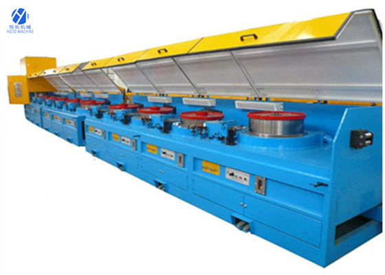 ISO 18.5kw Yüksek Karbonlu Tel Çekme Makinesi, Darbeye Dayanıklı Çelik Çekme Makinesi