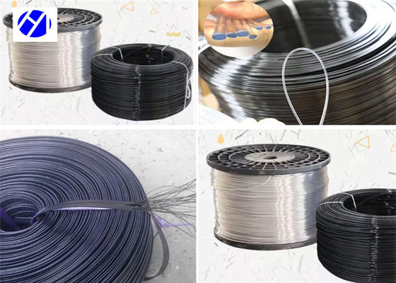 Paslanmaz Korozyon Önleyici Plastik Çelik Tel, Çok Sahneli Galvanizli Bağlama Teli